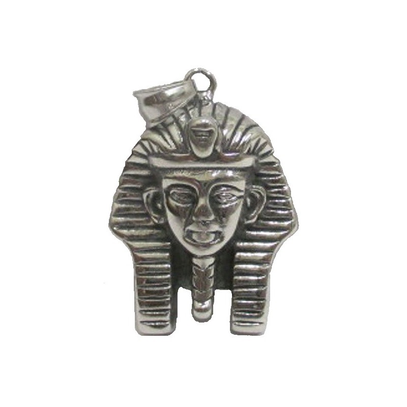 Pendentif T Te Pharaon Toutankhamon Acier Hpd Catalogue Bijoux