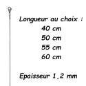 Chaine acier serpent ronde 1,2 mm DB 1405