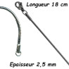 Gourmette acier serpent 2,5 mm DB 1396