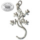 Pendentif salamandre filigrane argent 925 P 1362