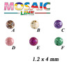 Boule mosaique à visser 1,2 mm MBM