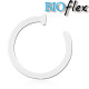 Anneau ouvert pour le nez ou faux anneau de piercing bioflex BIONR