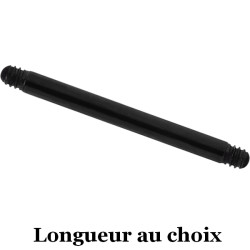 Barre droite acier 316L à visser 1,6 mm du 6 mm au 60 mm de longueur (BL-PINS)