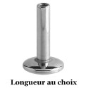 Barre labret acier 316L à visser interne 1,6 mm INLB-PINS