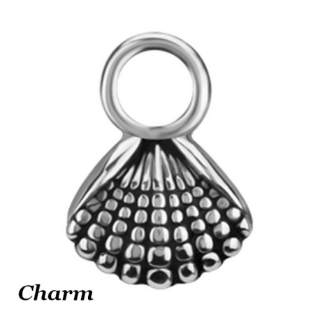Accessoire charm coquillage pour personnaliser bijoux en COCR NF ABH 50