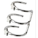 Bijou bague oreille 3 anneaux étoiles acier 316L RSFX-12