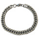 Bracelet chaine acier maille américaine 12 mm HABR08AP