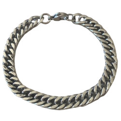 Bracelet chaine acier maille américaine 12 mm HABR08AP
