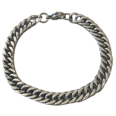 Bracelet chaine acier maille américaine 12 mm HABR08AP