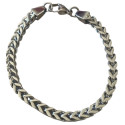 Bracelet acier maillons palmier 5 mm ENH27BI