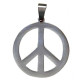 Pendentif peace and love acier PDT043