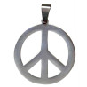 Pendentif peace and love acier PDT043