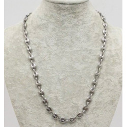 Collier acier grain de café 8 mm HC08A