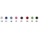 Bijou piercing nez plat avec strass 3 mm griffé tige tire-bouchon acier 316L SCJNO 6 - NOS04C-P-Q