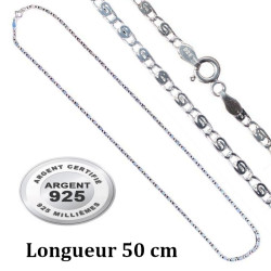 Chaine argent 925 maillons spirales 3 mm CH 90