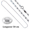 Chaine argent 925 maillons spirales 3 mm CH 90