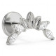 Bijou labret 1,2 mm motif marquise 4 brillants Titane ASTM F-136 à visser interne 0,8 mm TINMLBJ078