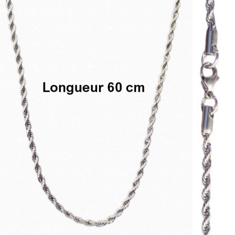 Chaine acier torsadée 3 mm HC102