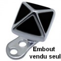 Embout pyramide pour micro dermal acier 316L émaillé TIADK 13
