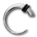 Elargisseur recourbé oreille acier 316L gros diamètre CR