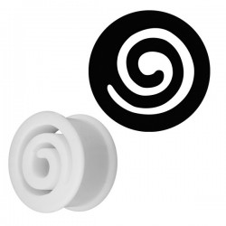 Plug spirale pour oreille silicone gros diamètre STN 02