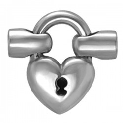 Accessoire motif coeur pour bijou pour industriel en acier 316L INDM 01