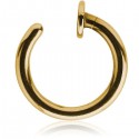 Anneau ouvert pour le nez ou faux anneau de piercing acier doré or fin GPONR