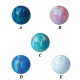 Boule opale synthétique à visser 1,6 mm OPB