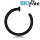 Anneau ouvert pour le nez ou faux anneau de piercing bioflex BIONR
