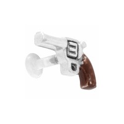 Labret Bioflex ® pistolet acier à clipper BOLBSS 9