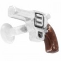 Labret Bioflex ® pistolet acier à clipper BOLBSS 9