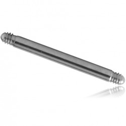 Barre droite acier 316L à visser 1 mm et 1,2 mm du 4,5 mm au 16 mm de longueur MBL-PINS