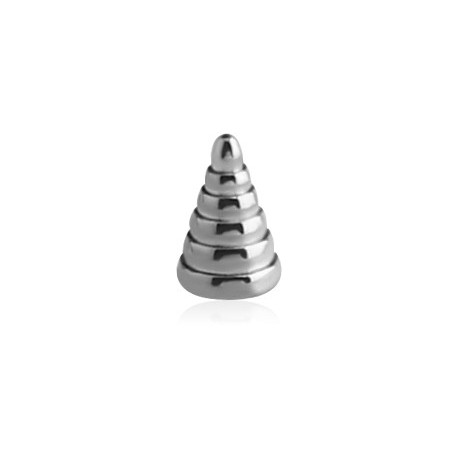 Pic ou cone strié acier 316L, à visser 1,2 mm MRC
