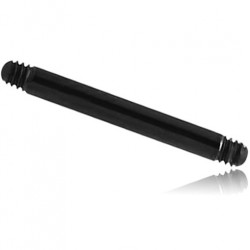 Barre droite acier noir à visser 1,2 mm du 6 mm au 10 mm de longueur BKMBL-PINS