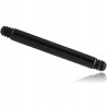 Barre droite acier noir à visser 1,2 mm du 6 mm au 10 mm de longueur BKMBL-PINS