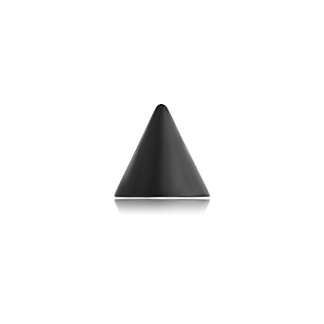 Pic ou cone acier noir à visser 1,6 mm BKC
