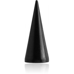 Grand pic ou cone acier noir, à visser 1,2 mm BKMLC
