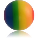 Boule rainbow acrylique couleur arc en ciel, à visser 1,2 mm MURNB