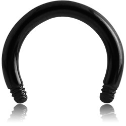 Barre fer à cheval acier noir à visser 1,6 mm BKCB-PINS