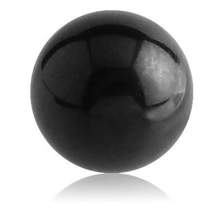 Boule acier noir à visser 1,6 mm BKB