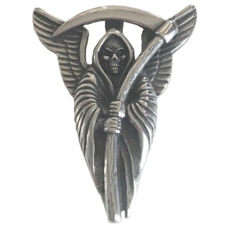 Pendentif la faucheuse avec ailes acier HPD238