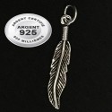 Pendentif plume argent 925 P 726