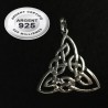 Pendentif symbole trinité celtique argent 925 PAR016