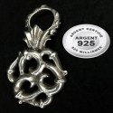 Pendentif symbole cercle trinité argent 925 PAR033