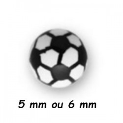 Boule ballon foot acrylique, à visser 1,6 mm UPD 04