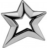Accessoire charm étoile pour personnaliser bijoux en acier chirurgical ABH 19