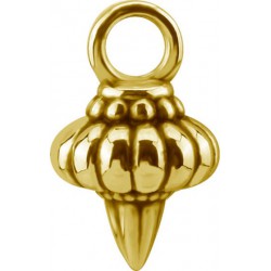 Accessoire charm motif pour personnaliser bijoux en acier doré or fin GPABH 07