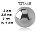 Boule titane G23, à visser 1,2 mm TMB