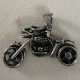 Pendentif moto avec dragon acier HPD347