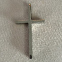 Pendentif croix simple acier PDT037